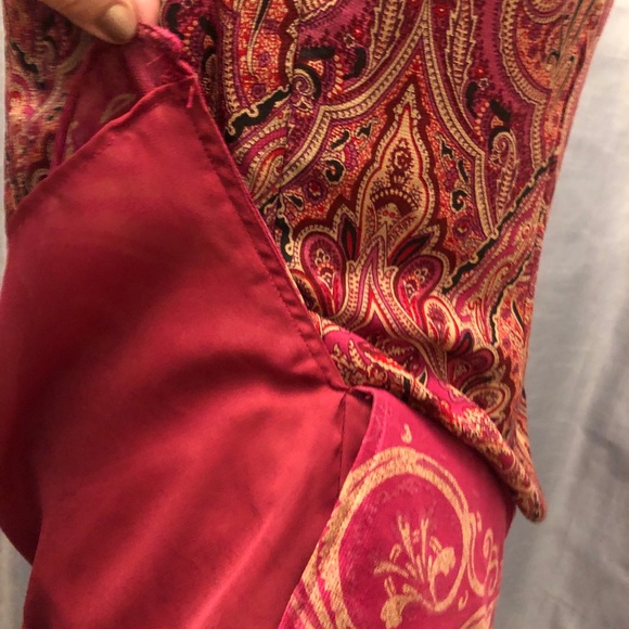 Valerie Stevens petites all silk lined dress 10 P. Side zipper - Picture 10 of 11